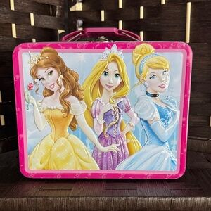 Disney Princess Pink Tin Lunch Box 👑